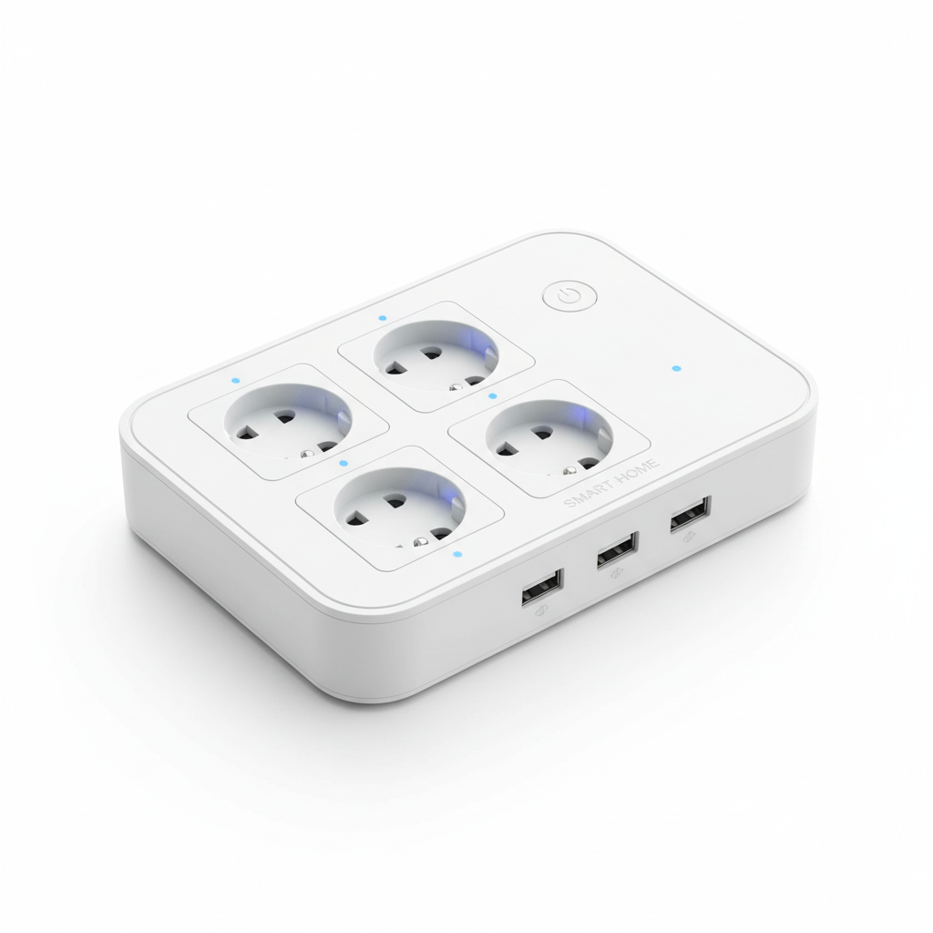 NestStrip 4-Outlet Smart Power Strip - SmartNest Arabia
